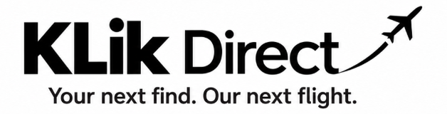 KLik Direct. Your next find. Our next flight.